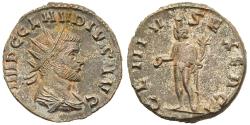 Ancient Coins - gVF Claudius II Gothicus Antoninianus Rome 268-9 AD Spirit of the Army