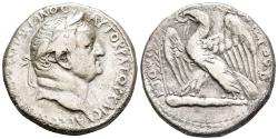 Ancient Coins - Vespasian Silver Tetradrachm Antioch Syria 69-70 AD