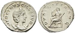 Ancient Coins - Choice EF/VF Herennia Etruscilla Silver Antoninianus Wife of Trajan Decius