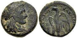 Ancient Coins - Rare Egypt Ptolemy II Philadelphos Tyre Mint AE16 Hemiobol Alexander the Great