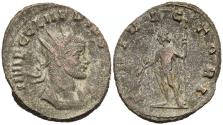 Ancient Coins - VF Claudius II Gothicus Antoninianus Jupiter Holding Thunderbolt Scepter