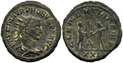 Ancient Coins - Choice VF Probus 280-1 AD Antoninianus Emp Receives Victory from Jupiter