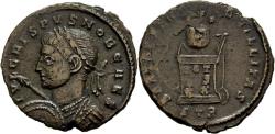 Ancient Coins - VF Crispus Caesar Centenionalis Treveri Mint 321 AD Globe on Altar VOTIS XX