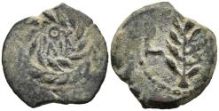 Ancient Coins - Judaea Valerius Gratus Roman Prefect Under Tiberius 15-26 AD Prutah Palm Frond