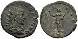 Ancient Coins - VF Claudius II Gothicus Antoninianus Rome Mint 268-9 AD PAX EXERC