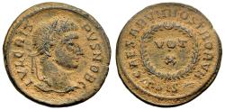 Ancient Coins - Choice VF Crispus Caesar 317-326 AD Centenionalis VOT X