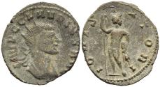 Ancient Coins - VF Claudius II Gothicus Rome 268-9 Antoninianus Muscular Nude Jupiter Standing