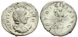 Ancient Coins - Roman Empress Herennia Etruscilla AR Antoninianus Pudicitia - Virtue / Modesty
