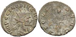 Ancient Coins - gVF Claudius II Gothicus Billon Antoninianus Aequitas Rome 268-9 AD