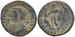 Ancient Coins - Crispus Caesar AE19 Antioch Mint Reduced Follis 317-320 AD Jupiter and Captive