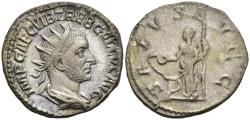 Ancient Coins - Ch VF/F Trebonianus Gallus Silver Antoninianus For the Health of the Emperors