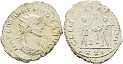 Ancient Coins - Probus Antoninianus Antioch Mint 280-1 AD CLEMENTIA TEMP-Time of Peace and Calm