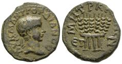Ancient Coins - Gordian III Caesarea Cappadocia AE23 244 AD Six Bound Stalks of Grain