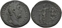 Ancient Coins - Ch VF Commodus Sestertius Rome 187 AD Minerva Holding Victory