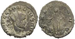 Ancient Coins - Claudius II Gothicus Antoninianus Rome Mint Salus (Health) Snake on Altar