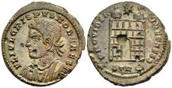 Ancient Coins - Crispus Caesar 317-326 AD Centenionalis Trier Mint Campgate