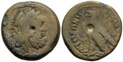 Ancient Coins - Egypt Ptolemy VI Philometor AE23 Tetrobol Head of Herakles/Eagle on Thunderbolt