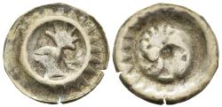 World Coins - Brandenburg-Preussen Friedrich II 1440-1470 Silver Hohlpfennig Bracteate
