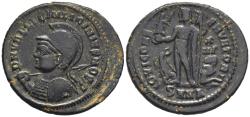 Ancient Coins - Scarce Licinius Junior Caesar 317-324 AD Follis Nicomedia Jupiter Eagle Captive