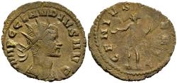 Ancient Coins - VF Claudius II Gothicus Antoninianus Rome Genius of the Army