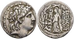 Ancient Coins - Very Fine Seleukid Kingdom Antiochus VII 138-129 BC Silver Tetradrachm