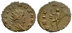 Ancient Coins - EF Gallienus Antoninianus Rome 264-6 AD Sol Commanding Sunrise
