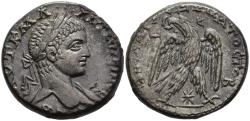 Ancient Coins - Elagabalus 218-222 AD Laodicea ad Mare(?) Syria Billon Tetradrachm Eagle