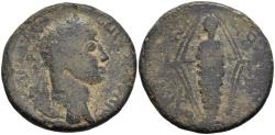 Ancient Coins - Severus Alexander AE31 Anemurium Cilicia Mummiform Cult Statue of Artemis