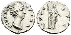 Ancient Coins - Choice aEF Faustina Sr Augusta 138-141 AD Wife of Antoninus Pius