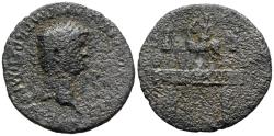 Ancient Coins - Claudius 41-54 AD Ancient Counterfeit Fourree Denarius DE BRITANN Reverse