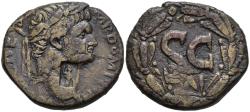 Ancient Coins - Domitian 81 -96 AD Antioch Seleucis and Pieria Syria AE27 Athena CM Large S C