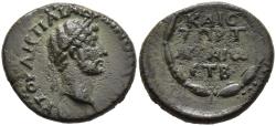 Ancient Coins - aVF Hadrian AE23 Caesarea Cappadocia Year 2 117-8 AD