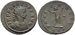 Ancient Coins - Choice F Probus Antoninianus Siscia 280 AD Pax Raising Olive Branch