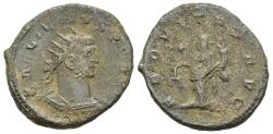 Ancient Coins - gVF Gallienus Antoninianus Antioch 262-4 AD Aequitas Holds Scales & Cornucopia