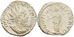 Ancient Coins - VF Romano-Gallic Empire Postumus Antoninianus Trier 264-5 AD Providentia