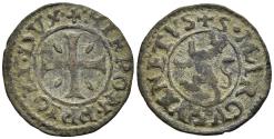 World Coins - Venice Doge Lorenzo Priuli 1556-1559 AE15 Carzia Issued for Cyprus