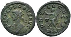 Ancient Coins - Ch VF Probus 276-282 AD Antoninianus EQVITI Series II of Ticinum T VXXI Pax