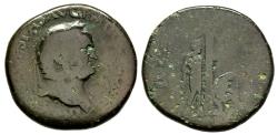 Ancient Coins - Vespasian 69-79 AD Sestertius Judaea Capta Captives Beside Palm Tree