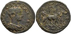 Ancient Coins - Severus Alexander Ninica Claudiopolis Cilicia AE29 Founder Plowing Two Oxen