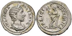 Ancient Coins - Choice EF Julia Mamaea Silver Denarius Beautiful Portrait Rome 228 AD