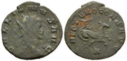 Ancient Coins - Gallienus Antoninianus Rome Mint 267-8 AD NEPTVNO CONS AVG Hippocamp