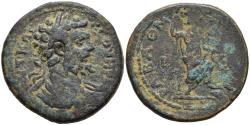 Ancient Coins - Septimius Severus 193-211 AD Rabbathmoba-Areopolis Arabia AE29 Tyche