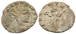 Ancient Coins - EF Claudius II Gothicus Rome Antoninianus 268-9 AD Victory Raising Wreath
