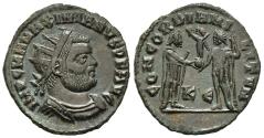 Ancient Coins - Choice aEF Maximian Post-Reform Radiate Excellent Portrait Cyzicus 295-9 AD