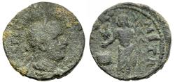 Ancient Coins - Ex Rare Valerian I Tyre Phoenicia AE28 Caesarea Maritima Surface Find