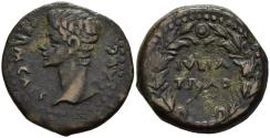 Ancient Coins - VF Augustus AE23 As Julia Traducta Hispania Baetica 15-6 BC