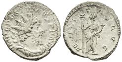 Ancient Coins - Romano-Gallic Postumus Antoninianus Treveri 264-5 Felicitas Holds Caduceus