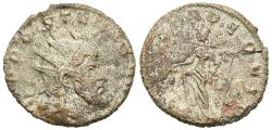Ancient Coins - Postumus Antoninianus Struck by Aureolus under Siege in Milan 68 A.D.