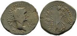 Ancient Coins - Vespasian AE21 71 AD Claudiolaodicea Combusta Lycaonia Nike Reverse