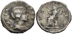 Ancient Coins - Julia Maesa Silver Denarius Rome 218-222 AD Pudicitia (Modesty & Chastity)